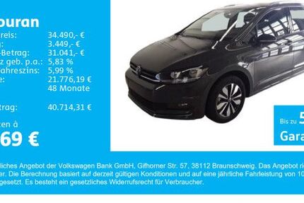 VW Touran 4.600 km 34.490 € Gersthofen 86368