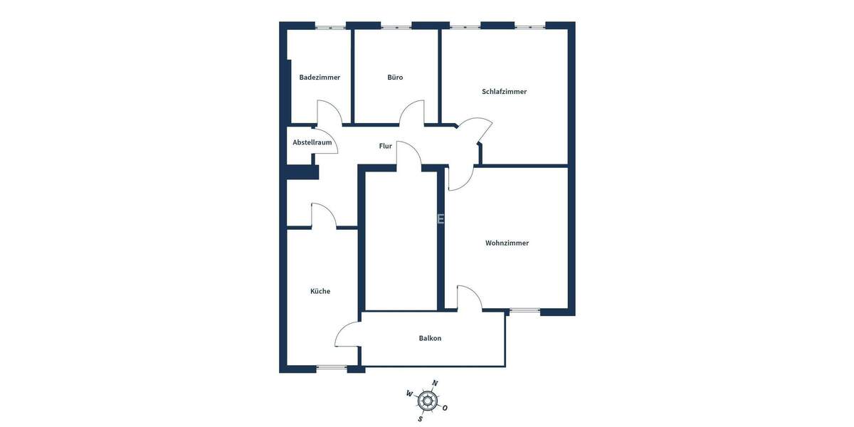 Etagenwohnung Köthen (Anhalt) Köthen - 3 Zimmer, 79 m&sup2;, 89.000&euro; | Angebot:25677580