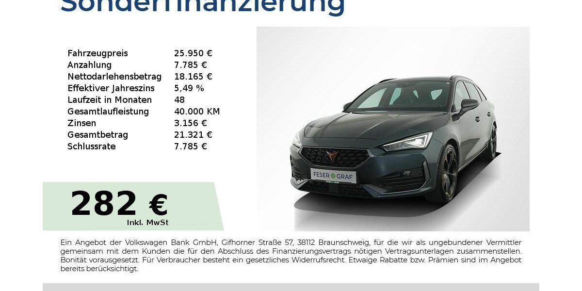 Cupra Leon 46.450 km 25.950 &euro; Nürnberg 90441