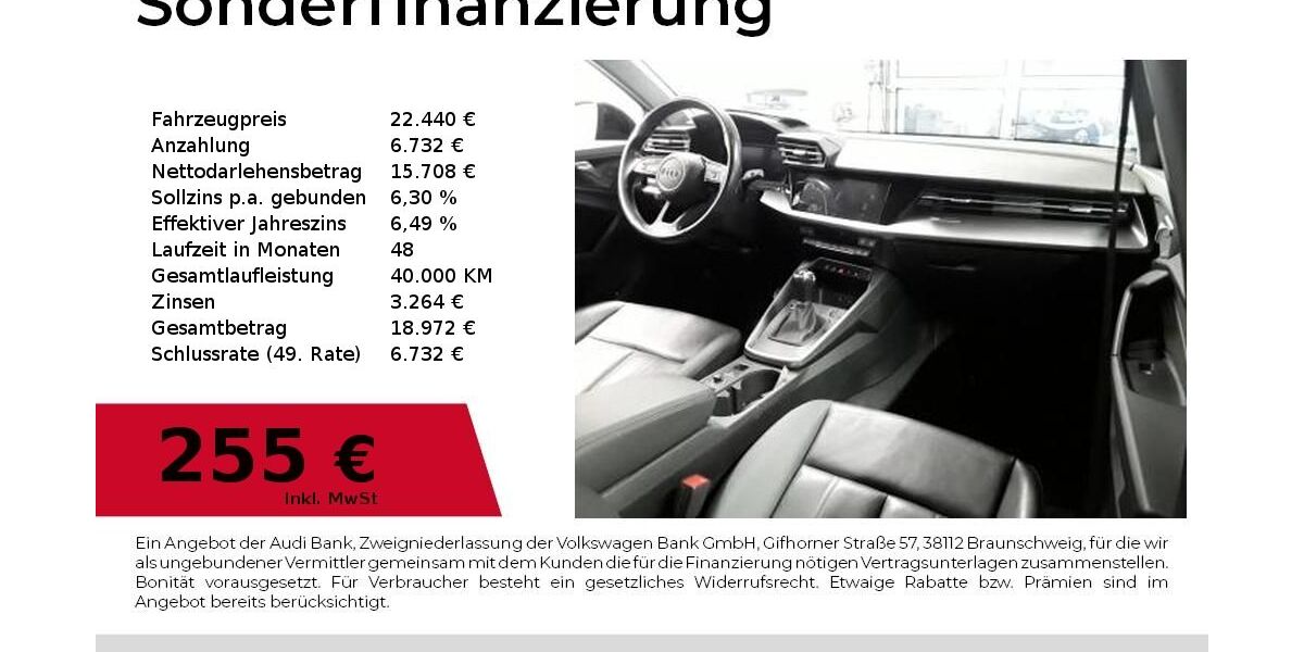 Audi A3 59.500 km 22.440 &euro; Nürnberg 90411
