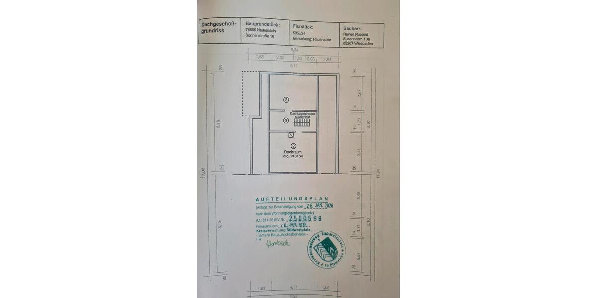 Etagenwohnung Hauenstein - 2 Zimmer, 48 m&sup2;, 72.000&euro; | Angebot:26737860