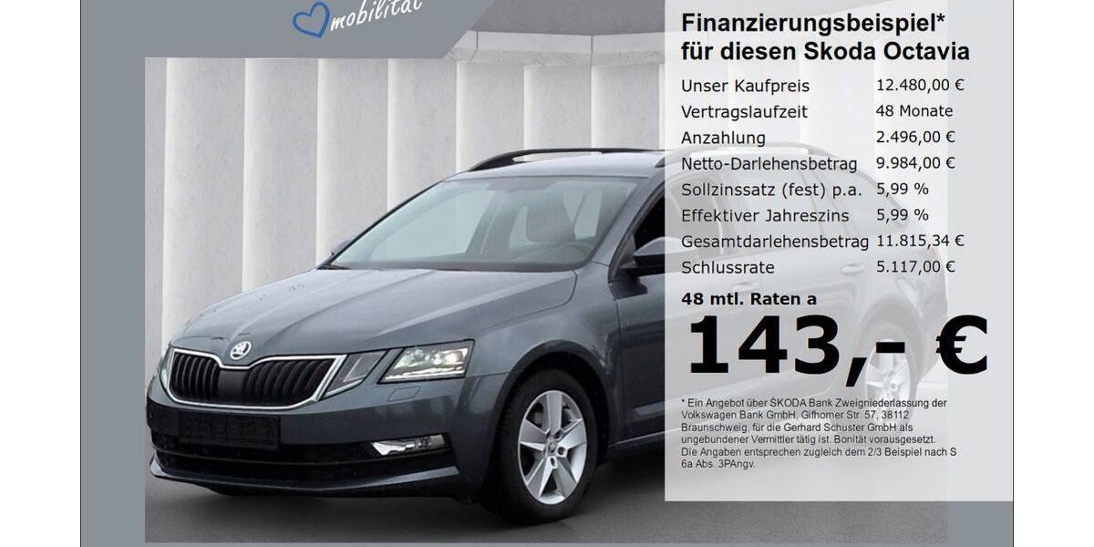 Skoda Octavia 145.217 km 12.480 &euro; Ruhstorf 94099
