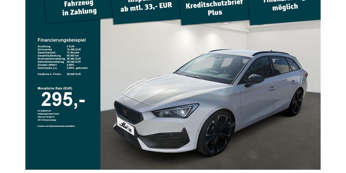 Cupra Leon 26.360 km 27.548 &euro; Weingarten 88250