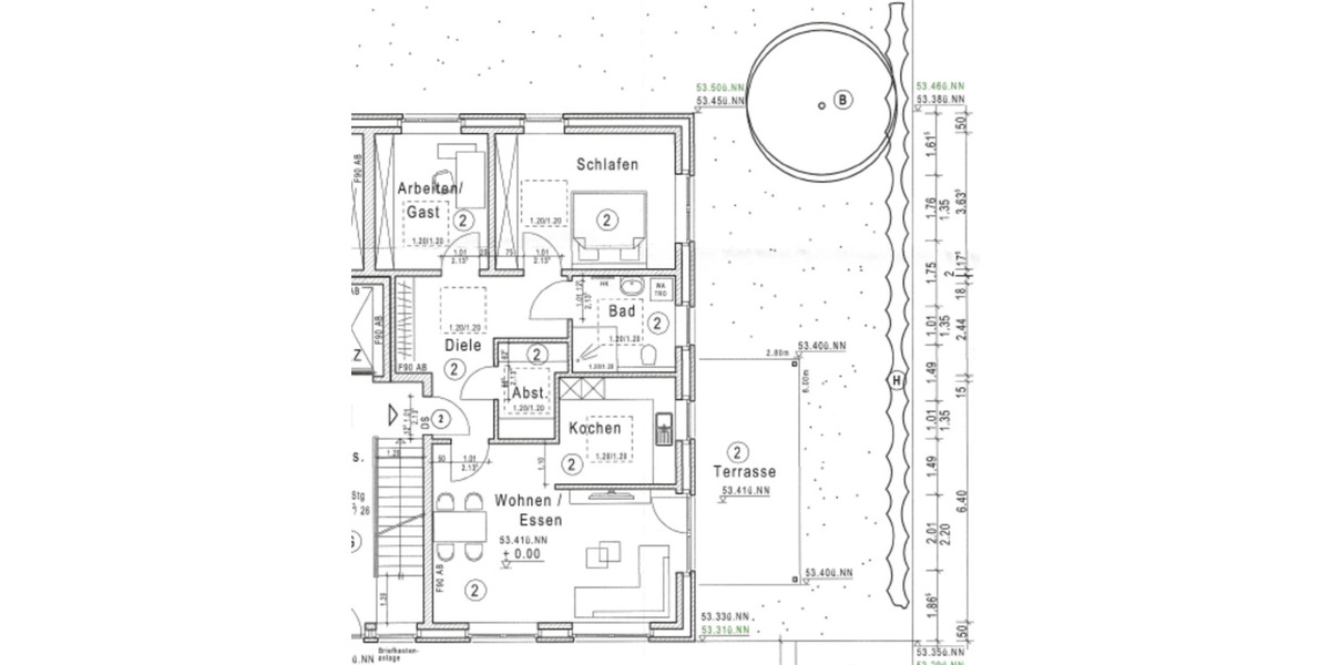 Erdgeschoßwohnung Ostbevern - 3 Zimmer, 96 m&sup2;, 1.224&euro; | Angebot:24569417