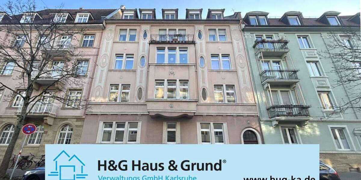 Etagenwohnung Karlsruhe Südstadt - 5 Zimmer, 141 m&sup2;, 325.000&euro; | Angebot:25057601