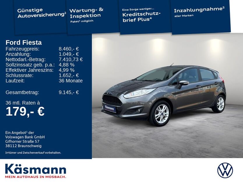 Ford Fiesta 93.117 km 8.460 € Mosbach 74821