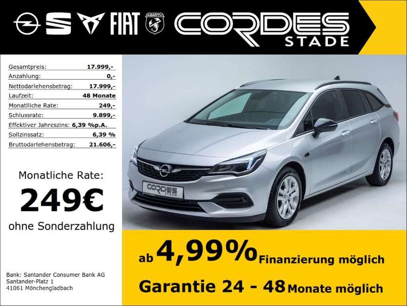 Opel Astra 33.500 km 17.999 € Stade 21680
