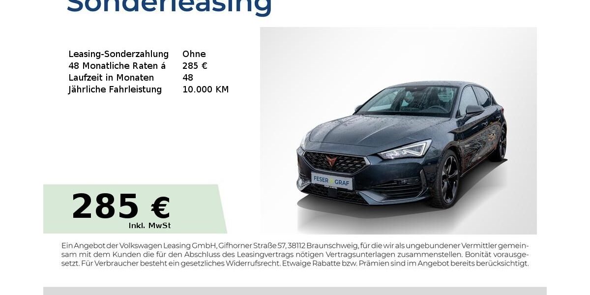 Cupra Leon 40.577 km 23.950 &euro; Bernburg 06406