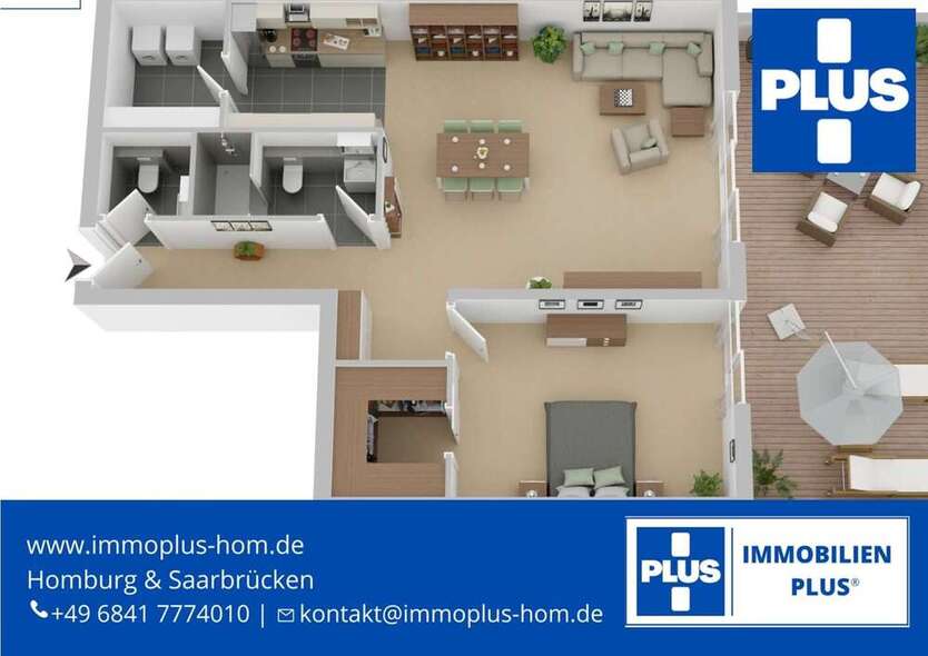 Wohnung zum Kaufen in Waldmohr 349.000 € 102 m²