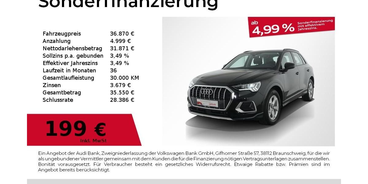 Audi Q3 21.209 km 36.870 &euro; Nürnberg 90441