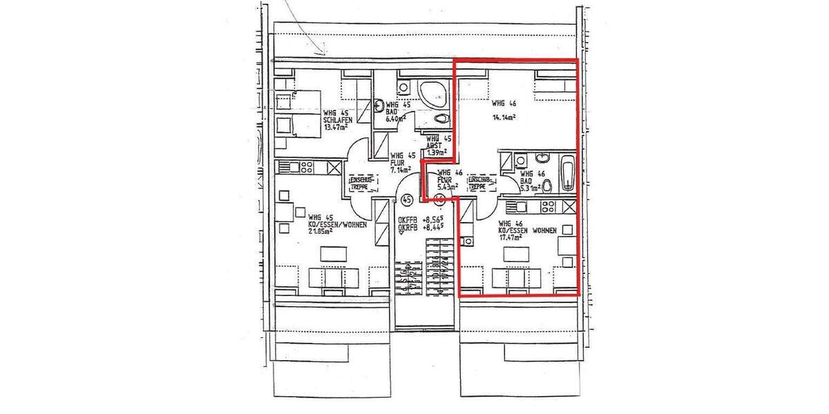 Etagenwohnung Eisenberg - 2 Zimmer, 42 m&sup2;, 75.000&euro; | Angebot:24855342