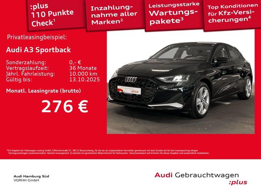 Audi A3 25.337 km 31.880 € Hamburg 20537