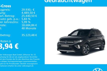 VW T-Cross 1.505 km 29.630 &euro; Stuttgart-Wangen 70188