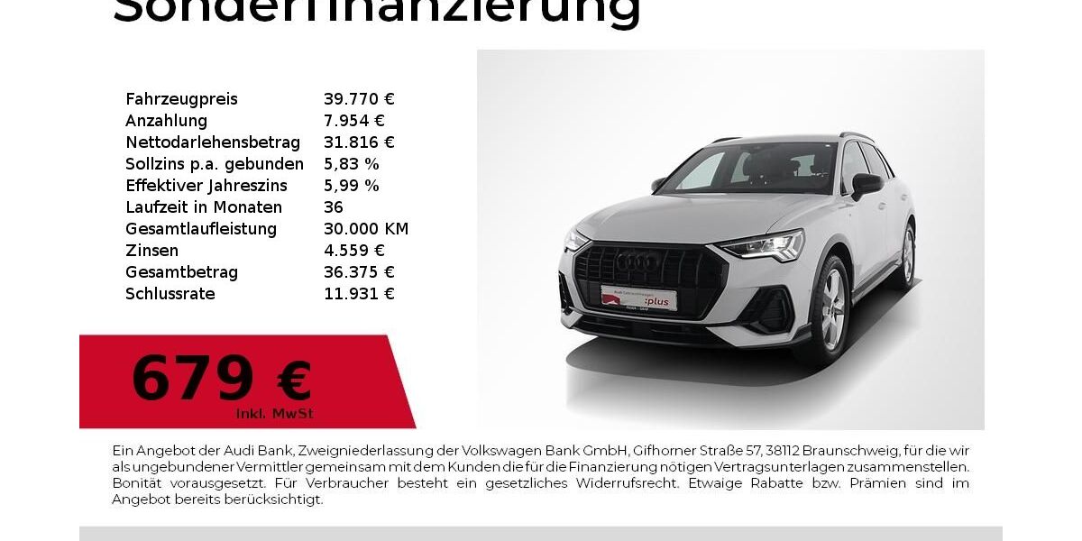 Audi Q3 9.050 km 38.440 &euro; Nürnberg 90441