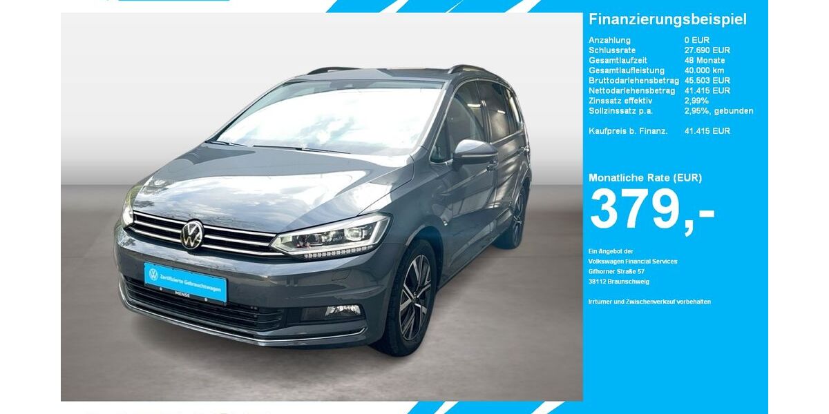 VW Touran 1.747 km 41.415 &euro; Gütersloh 33334