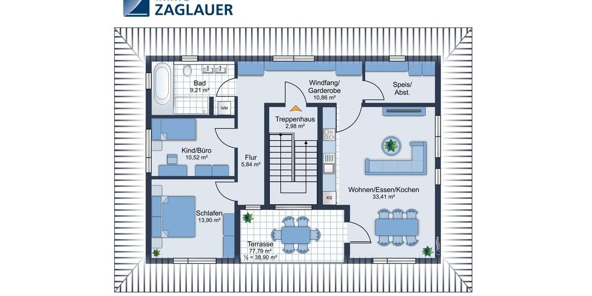 Einfamilienhaus Deggendorf - 3 Zimmer, 129 m&sup2;, 1.390&euro; | Angebot:25177514