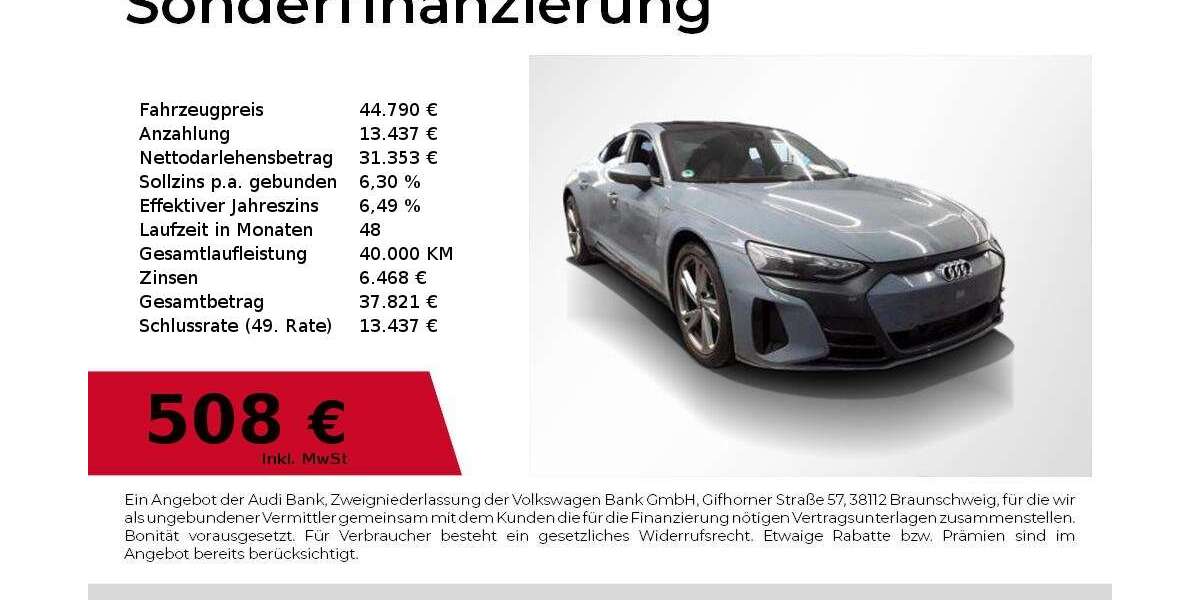 Audi e-tron GT 64.990 km 44.790 &euro; Nürnberg 90411