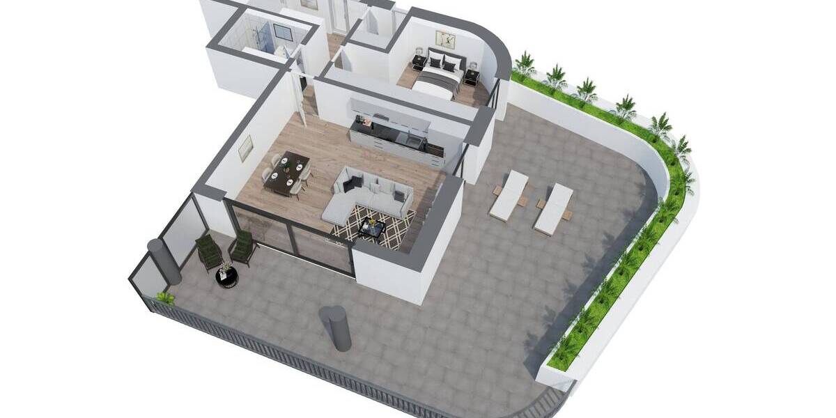 Etagenwohnung Laufenburg (Baden) Laufenburg - 2 Zimmer, 102 m&sup2;, 575.000&euro; | Angebot:25778321