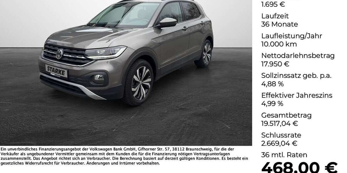 VW T-Cross 53.246 km 19.645 &euro; Osnabrück 49078