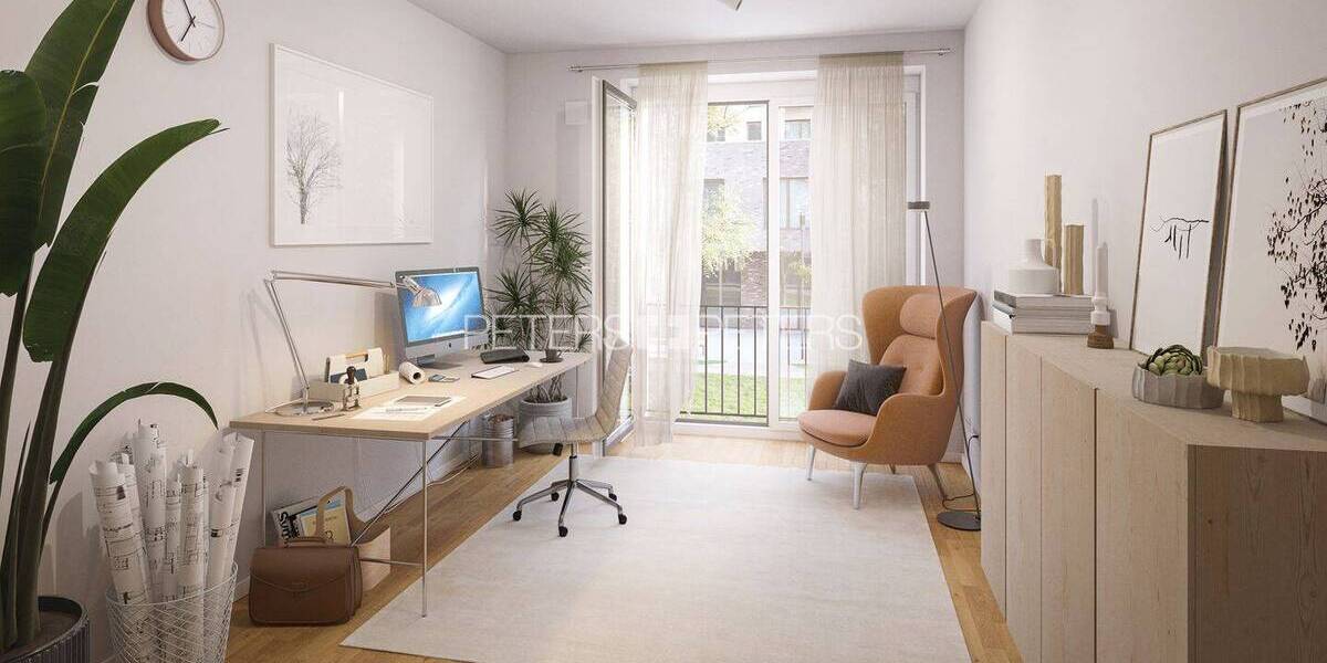 Etagenwohnung Hamburg Groß Borstel - 2 Zimmer, 58 m&sup2;, 1.469&euro; | Angebot:26853005
