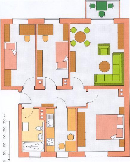 Etagenwohnung Wurzen - 3.5 Zimmer, 71 m&sup2;, 435&euro; | Angebot:26662910