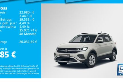 VW T-Cross 7.782 km 22.980 &euro; München 80687