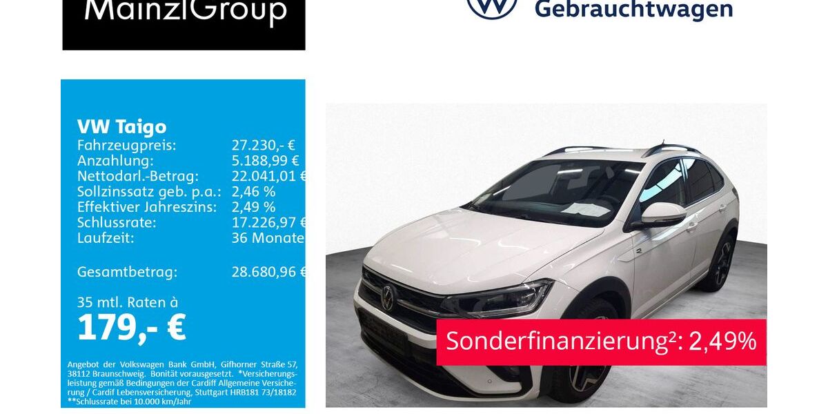 VW Taigo 26.600 km 27.230 &euro; Feldkirchen/Westerham 83620