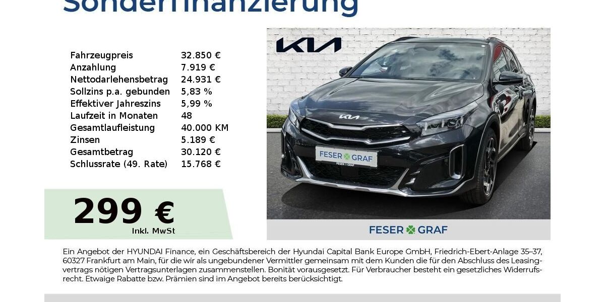 Kia XCeed 5.950 km 32.750 &euro; Nürnberg 90425