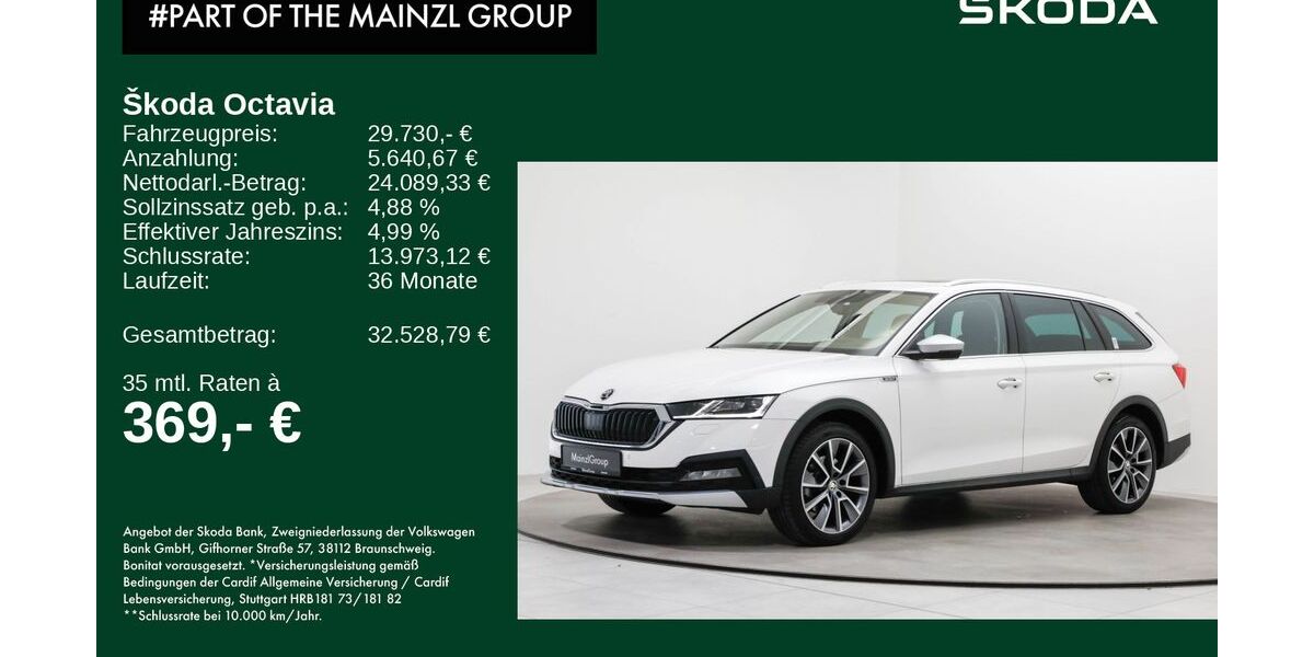 Skoda Octavia 72.200 km 29.730 &euro; Bad Reichenhall 83435