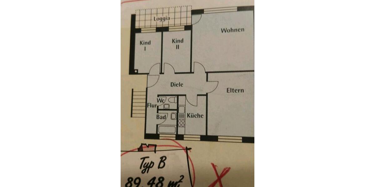 Etagenwohnung Stolzenau - 4 Zimmer, 89 m&sup2;, 88.000&euro; | Angebot:27285642