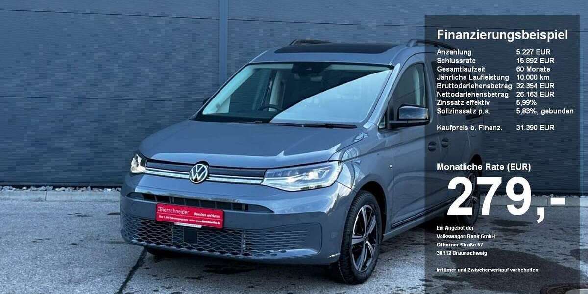 VW Caddy 6.500 km 31.390 &euro; Regensburg 93055