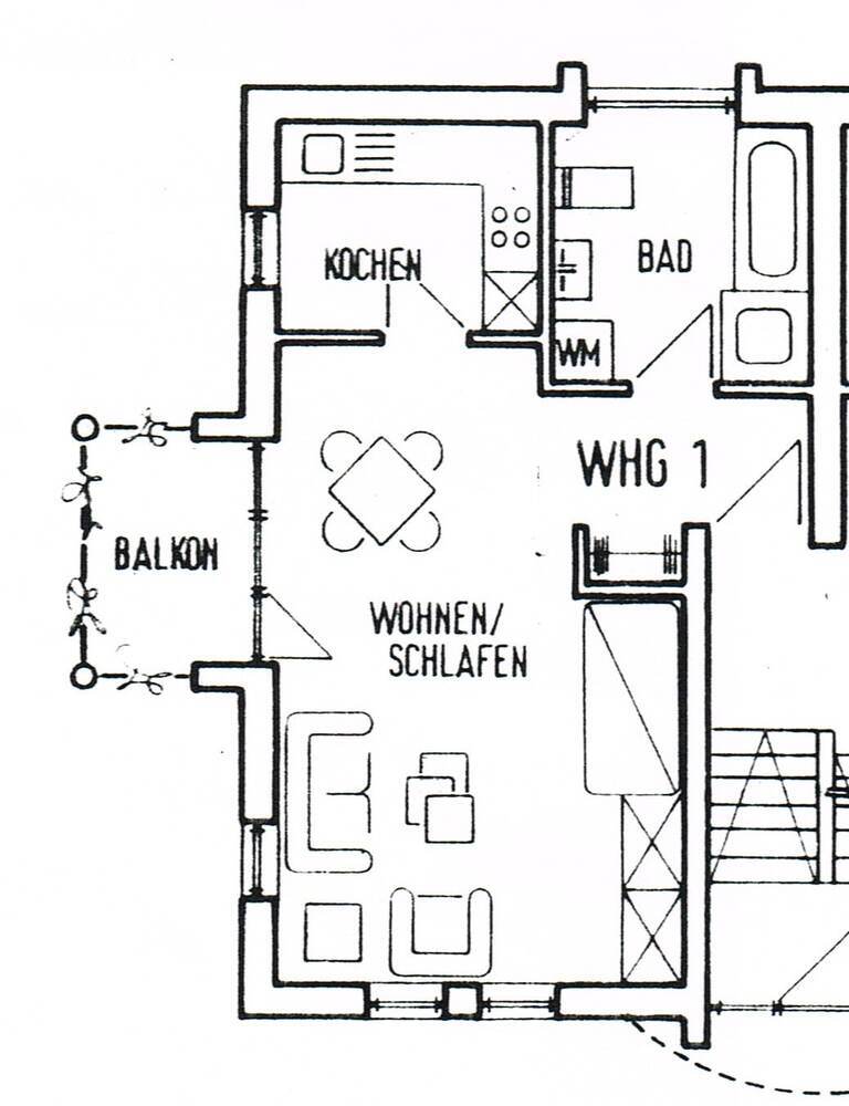 Zur Anlage mit Potential für mehr - Küche und Bad mit Fenster, Balkon sowie Stellplatz!