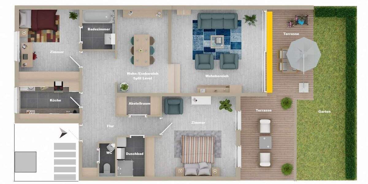 Etagenwohnung Haar Haar - 3 Zimmer, 136 m&sup2;, 1.980&euro; | Angebot:25412039