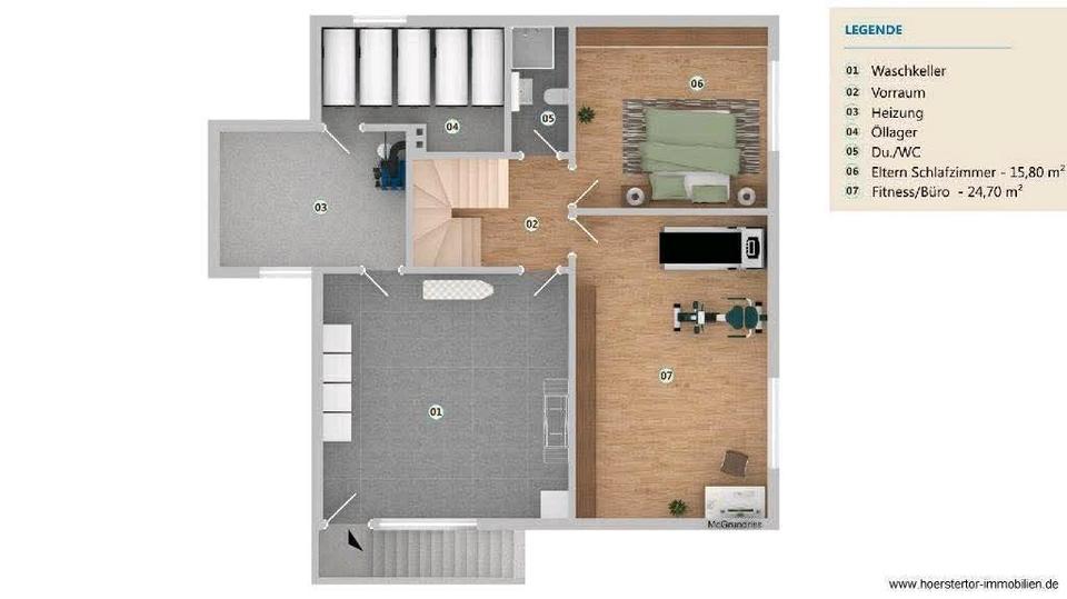 Erdgeschoßwohnung Laer - 7 Zimmer, 268 m&sup2;, 420.000&euro; | Angebot:25180178