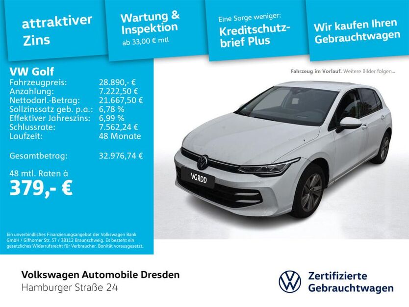VW Golf 22.991 km 28.890 € Dresden 01067