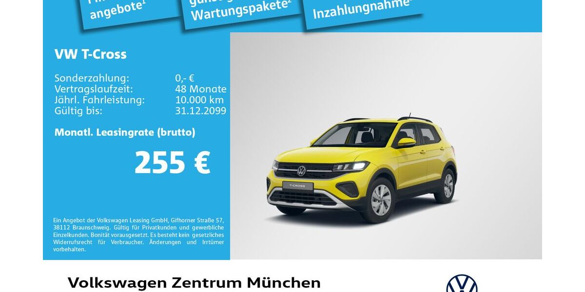 VW T-Cross 3.000 km 25.980 &euro; München 81669