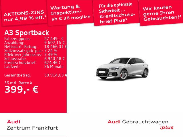 Audi A3 39.672 km 27.449 &euro; Frankfurt am Main 60326