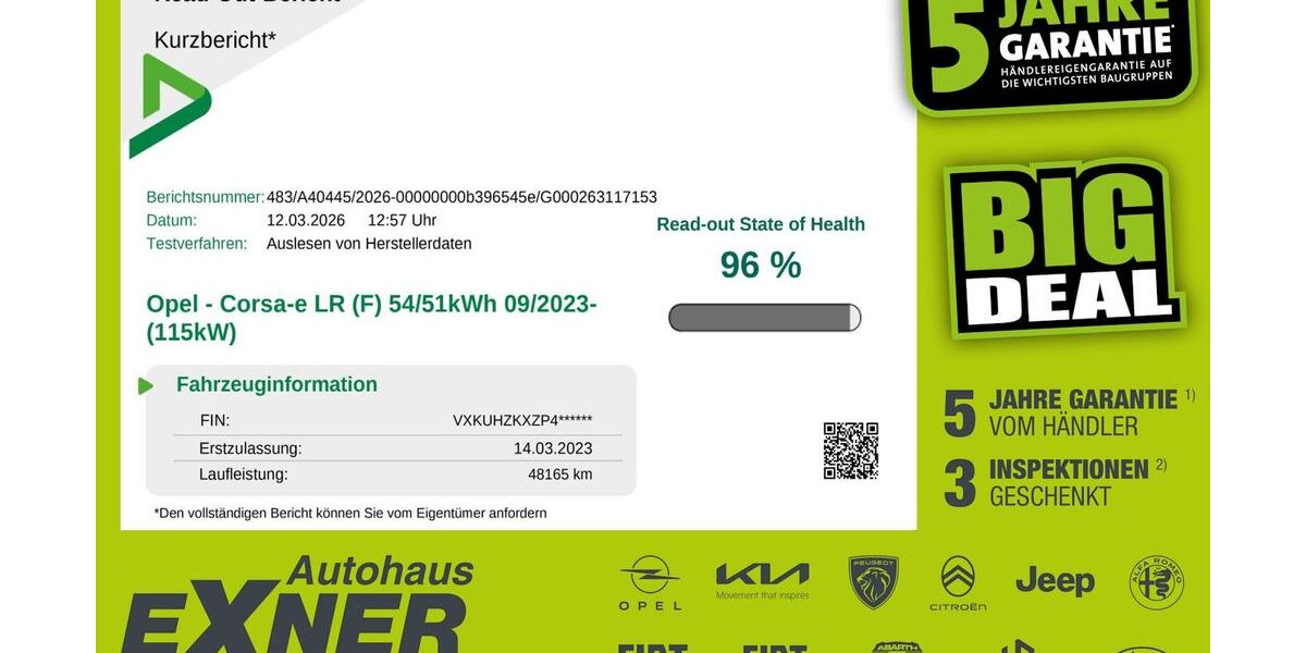 Opel Corsa 48.166 km 15.490 &euro; Hof 95032