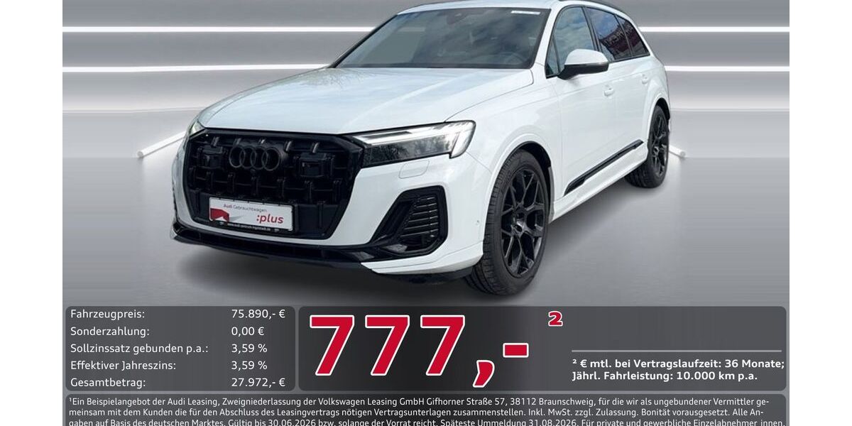 Audi Q7 12.979 km 75.890 &euro; Ingolstadt 85057