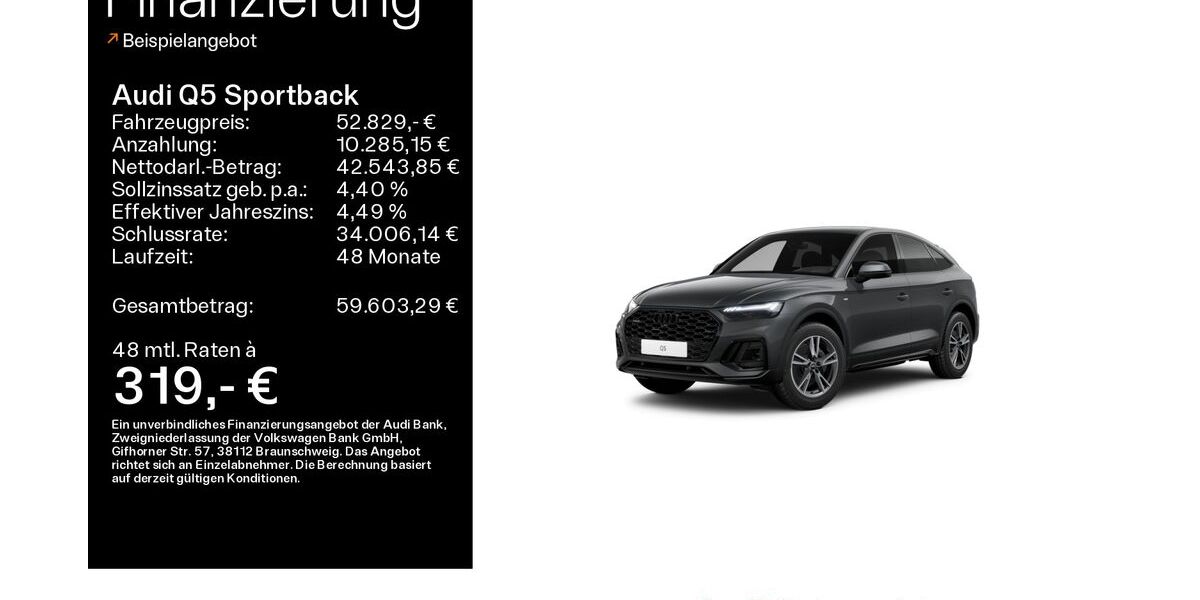 Audi Q5 15.092 km 52.829 &euro; Haßfurt 97437