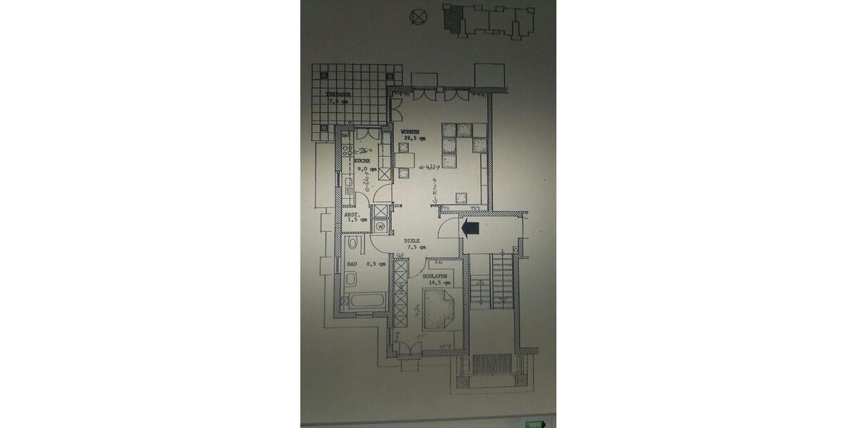 Erdgeschoßwohnung Mainz Laubenheim - 2 Zimmer, 75 m&sup2;, 295.000&euro; | Angebot:26889417