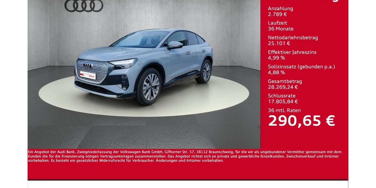 Audi Q4 e-tron 29.600 km 27.890 &euro; Halle 06122
