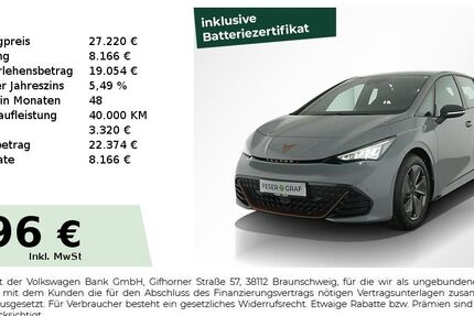 Cupra Born 24.250 km 27.220 &euro; Nürnberg 90441