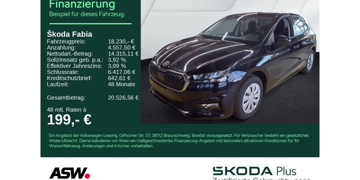Skoda Fabia 9.999 km 18.230 &euro; Sinsheim 74889