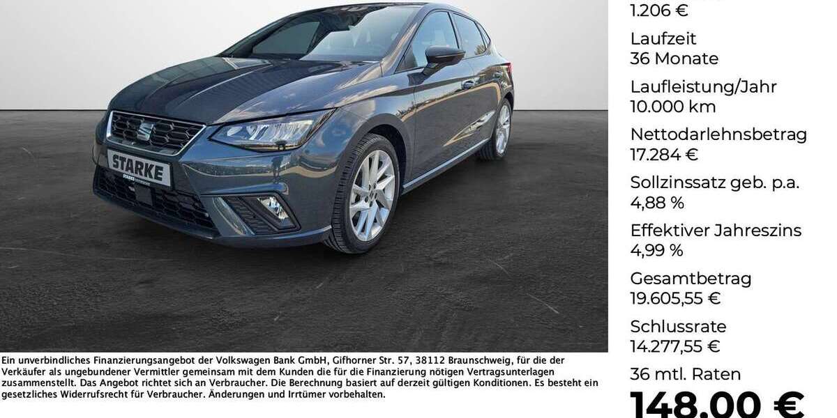 Seat Ibiza 6.453 km 18.490 &euro; Wallenhorst 49134