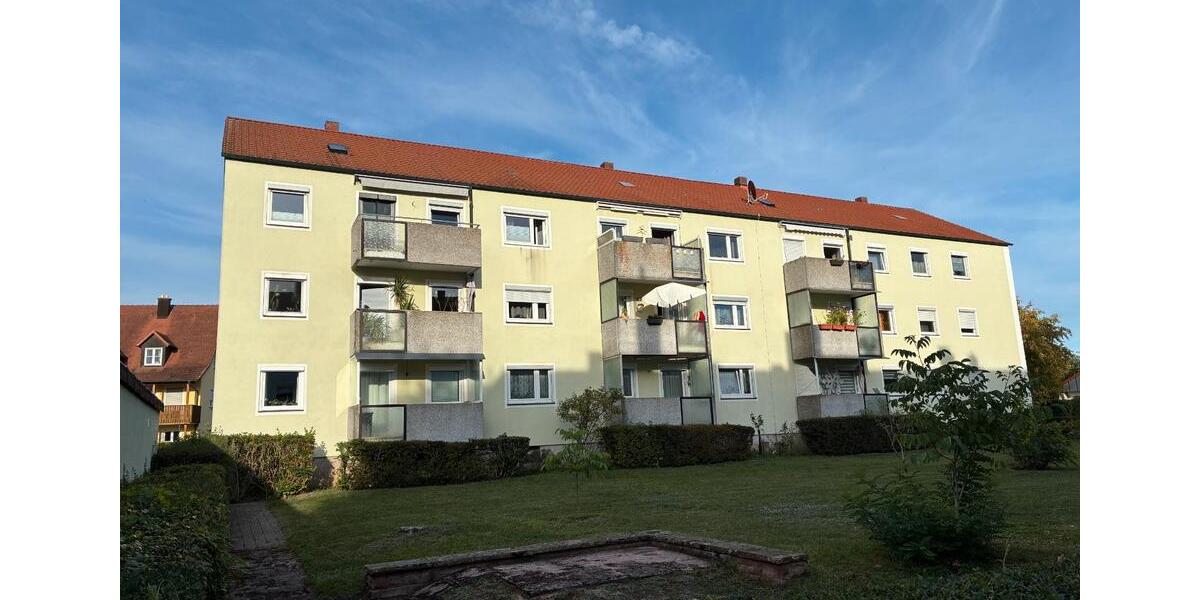 Erdgeschoßwohnung Gunzenhausen - 3 Zimmer, 69 m&sup2;, 168.000&euro; | Angebot:27541433