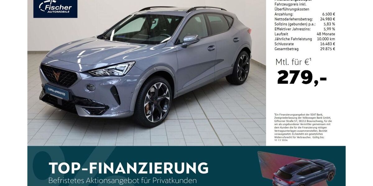 Cupra Formentor 48.957 km 30.480 &euro; Amberg 92224