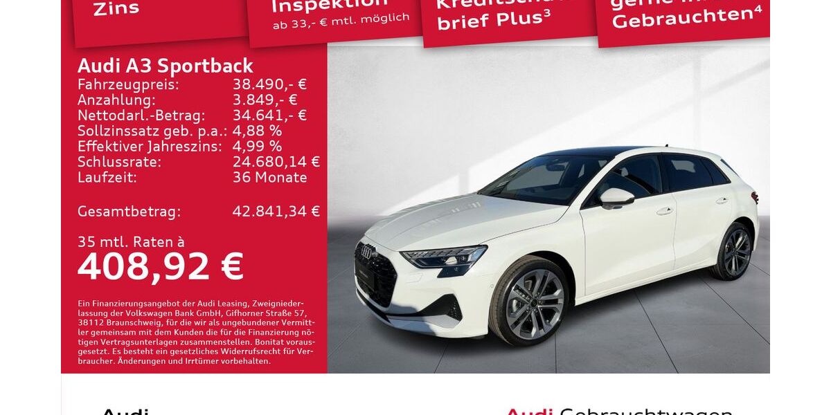 Audi A3 7.276 km 36.890 &euro; Dresden 01067