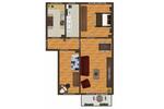 Etagenwohnung Prenzlau - 3 Zimmer, 61 m&sup2;, 425&euro; | Angebot:26261533