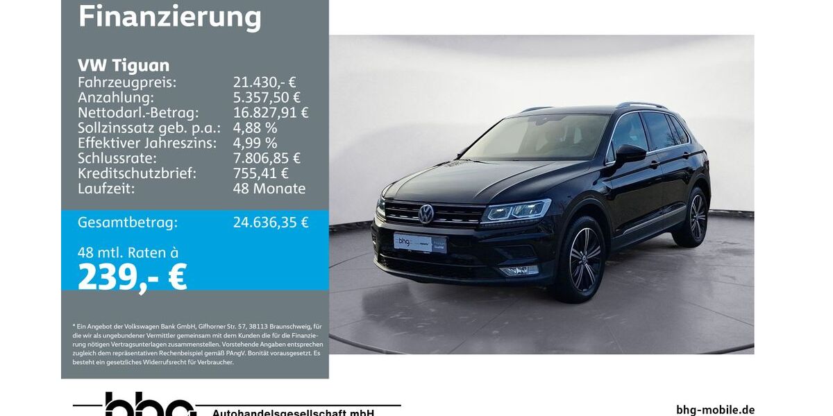 VW Tiguan 69.800 km 22.230 &euro; Freiburg 79115